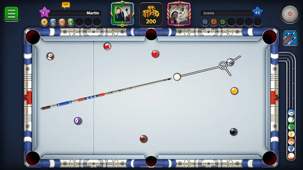 8 Ball Pool (Шаровый Бильярд) [МОД: Много денег, Монет и Все открыто] Screenshot 3