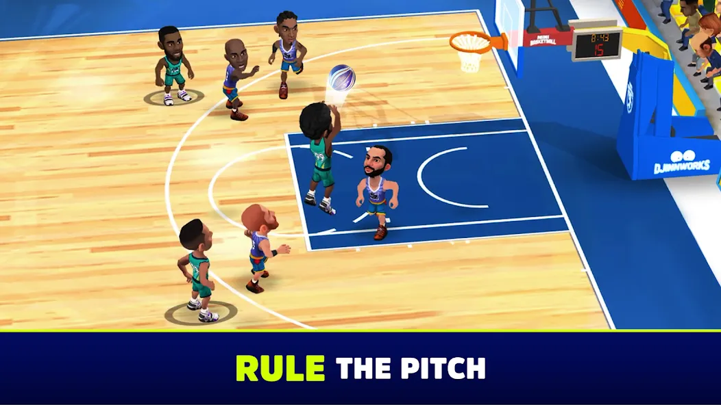 Mini Basketball (Мини баскетбол) [МОД: Много монет, Открытые уровни и Мега MOD] Screenshot 2