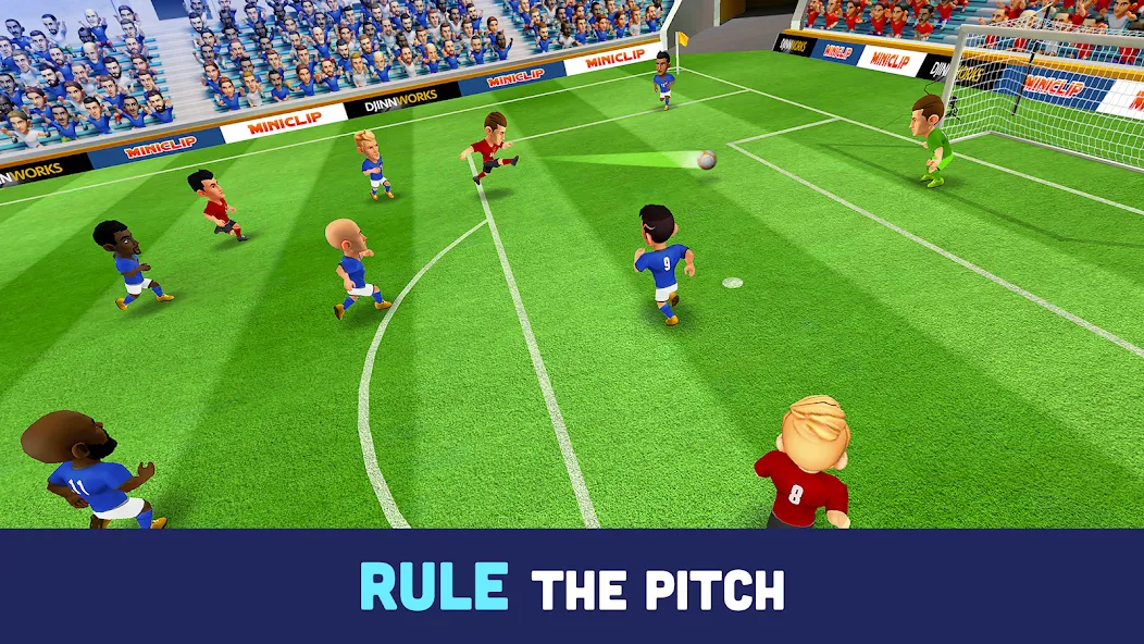 Mini Football - Mobile Soccer (Мини Футбол) [МОД: Деньги, Монеты и Меню MOD] Screenshot 3