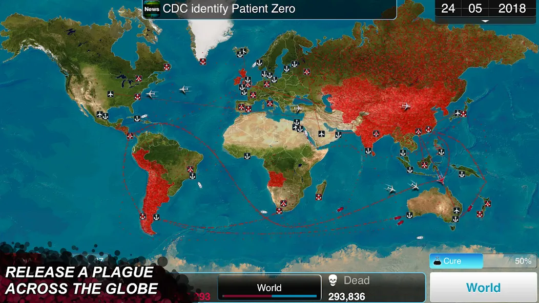 Plague Inc. [МОД: Меню, Бесконечные монеты и Открытые уровни] Screenshot 2