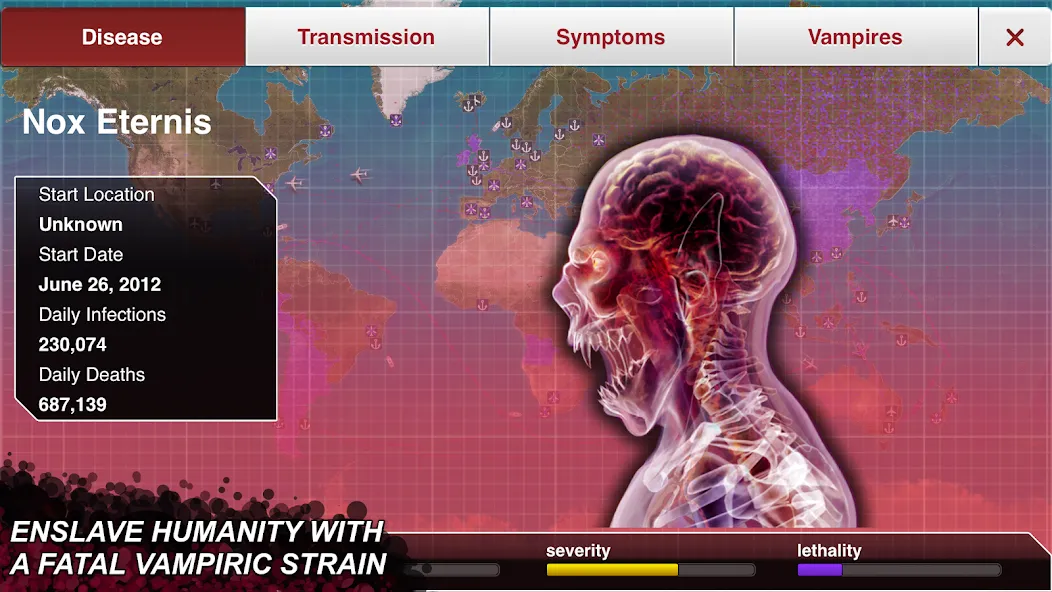 Plague Inc. [МОД: Меню, Бесконечные монеты и Открытые уровни] Screenshot 5