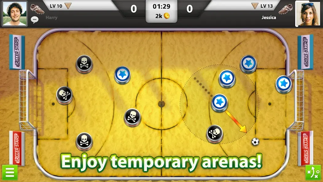 Soccer Stars: Football Games (ок Старс) [МОД: Бесконечные деньги, Монеты и Мега MOD] Screenshot 4