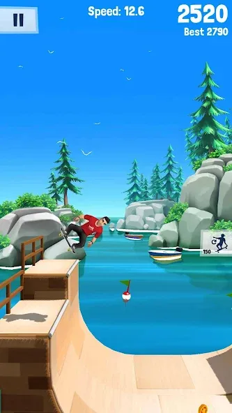 Flip Skater (Флип скейтер) [МОД: Бесконечные деньги, Монеты и Мега MOD] Screenshot 5