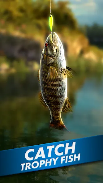 Ultimate Fishing! Fish Game [МОД: Меню, Бесконечные монеты и Открытые уровни] Screenshot 1