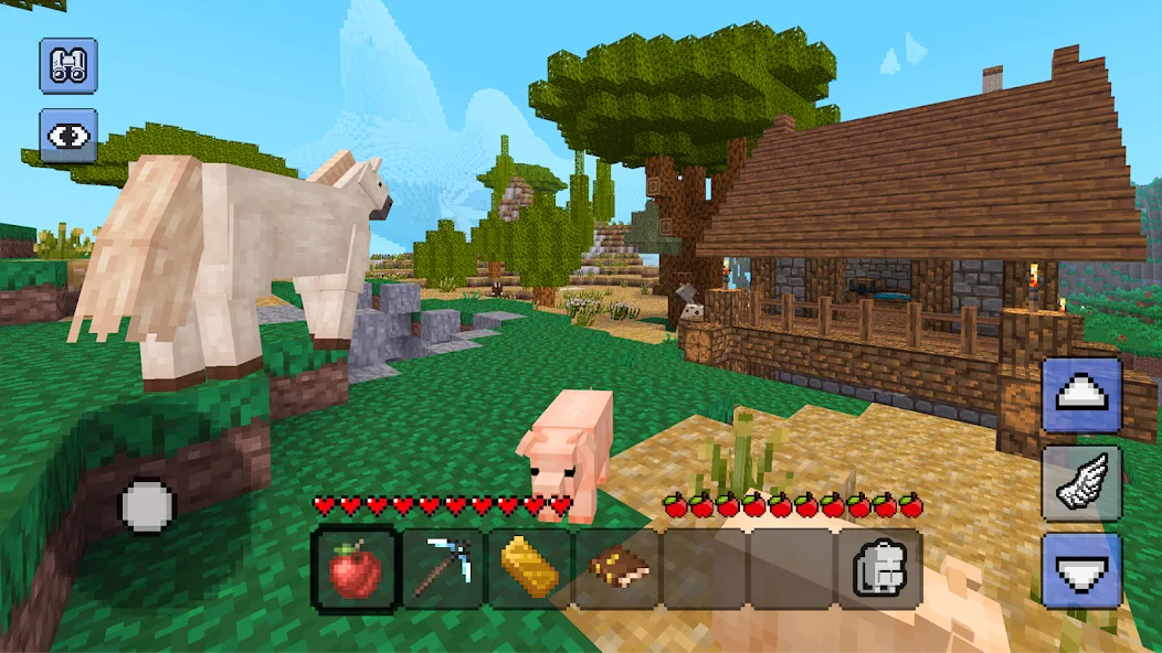 Megacraft - Block Craft (Мегакрафт) [МОД: Деньги, Монеты и Меню MOD] Screenshot 5