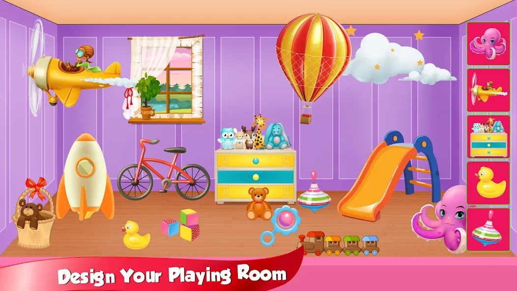 Girl Doll House Design & Clean [МОД: Деньги, Монеты и Меню MOD] Screenshot 3