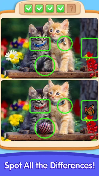 Can You Spot It: Differences [МОД: Меню, Бесконечные монеты и Открытые уровни] Screenshot 1