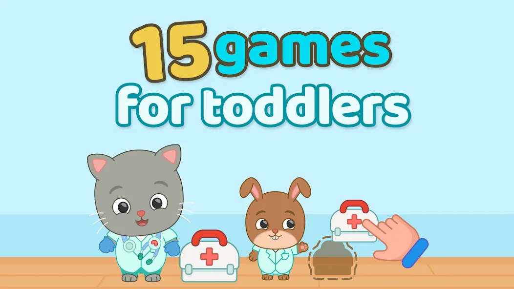 Learning games for toddlers 2+ [МОД: Все открыто, Дополнительные деньги и Меню MOD] Screenshot 1