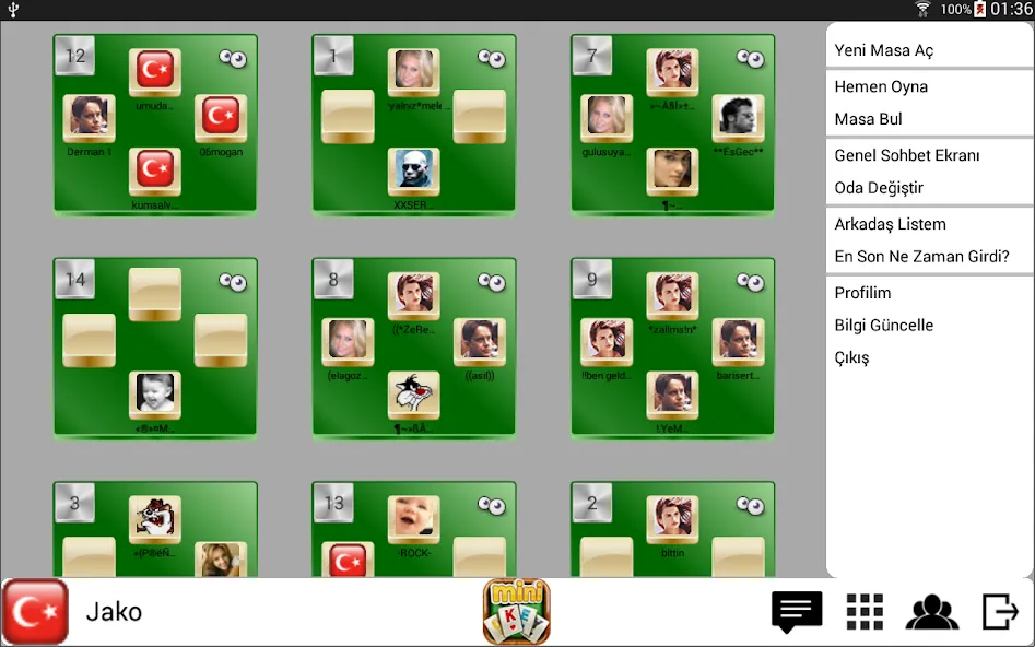 mini101 Online 101, Okey ve 51 [МОД: Меню, Бесконечные монеты и Открытые уровни] Screenshot 3