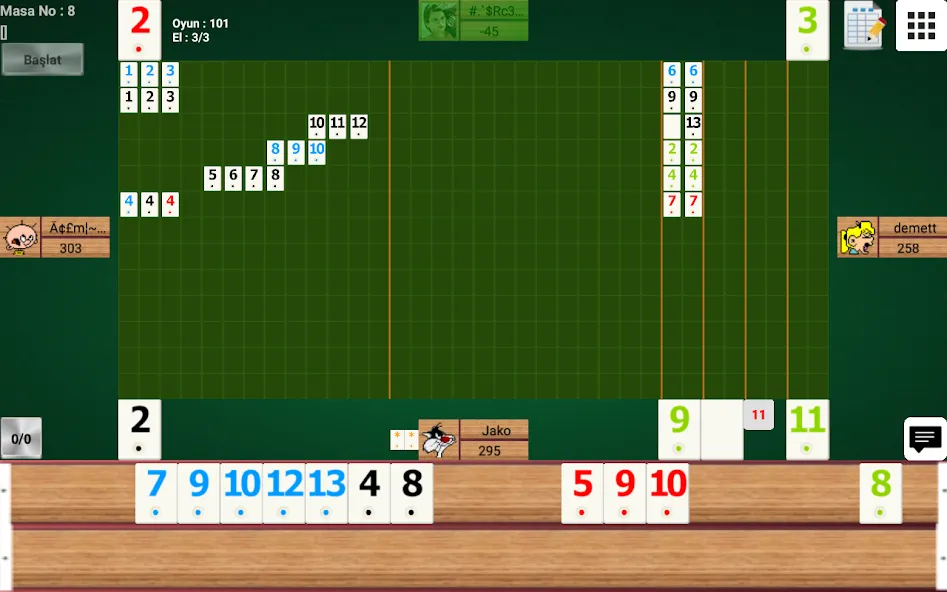 mini101 Online 101, Okey ve 51 [МОД: Меню, Бесконечные монеты и Открытые уровни] Screenshot 5