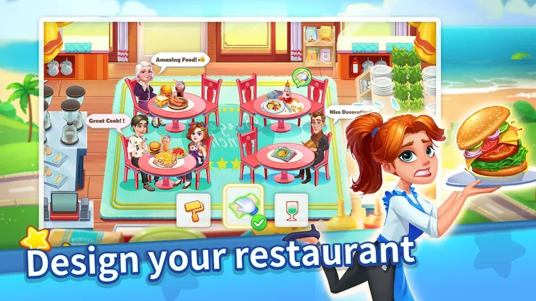Cooking Master Adventure Games (Кукинг Мастер) [МОД: Меню, Бесконечные монеты и Открытые уровни] Screenshot 2