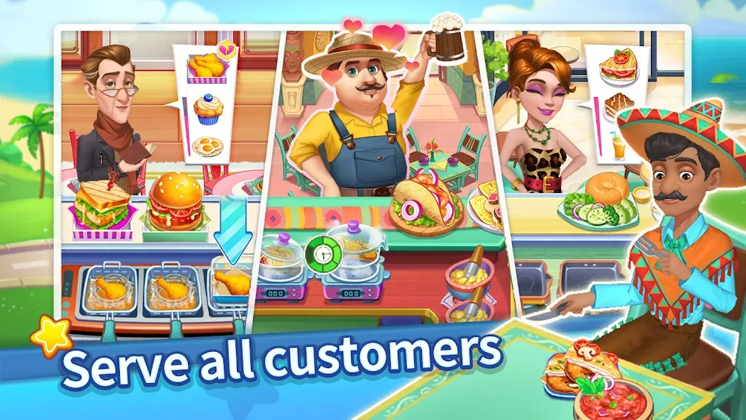 Cooking Master Adventure Games (Кукинг Мастер) [МОД: Меню, Бесконечные монеты и Открытые уровни] Screenshot 3