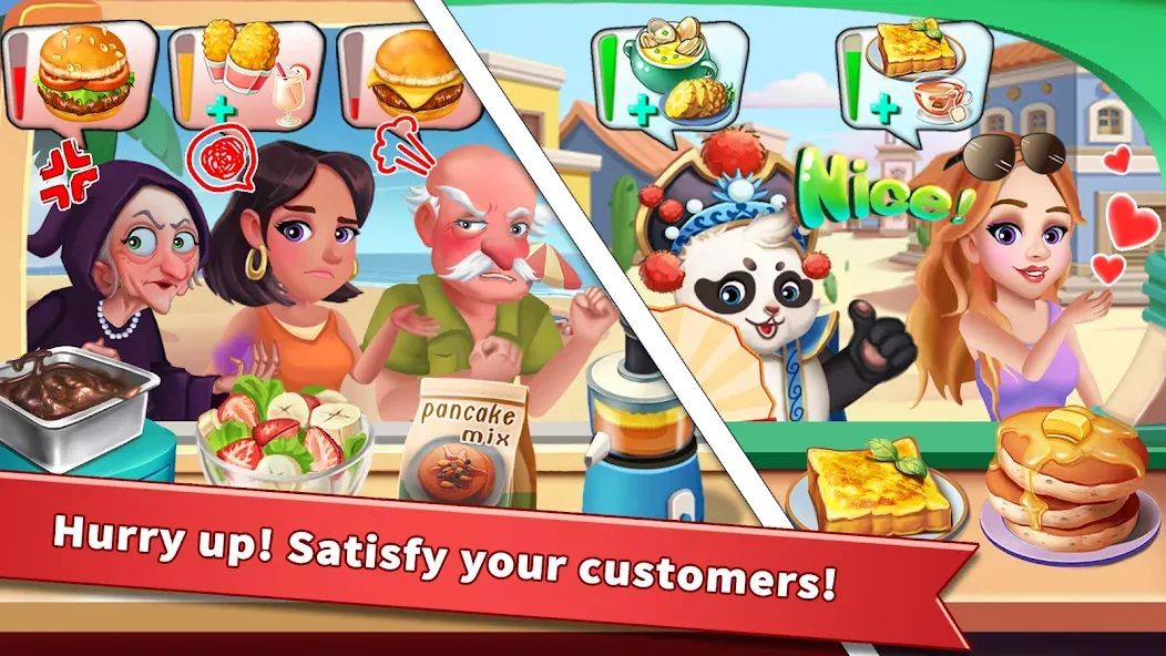 Rising Super Chef - Cook Fast (Райзинг Супер Шеф) [МОД: Все открыто, Дополнительные деньги и Меню MOD] Screenshot 3