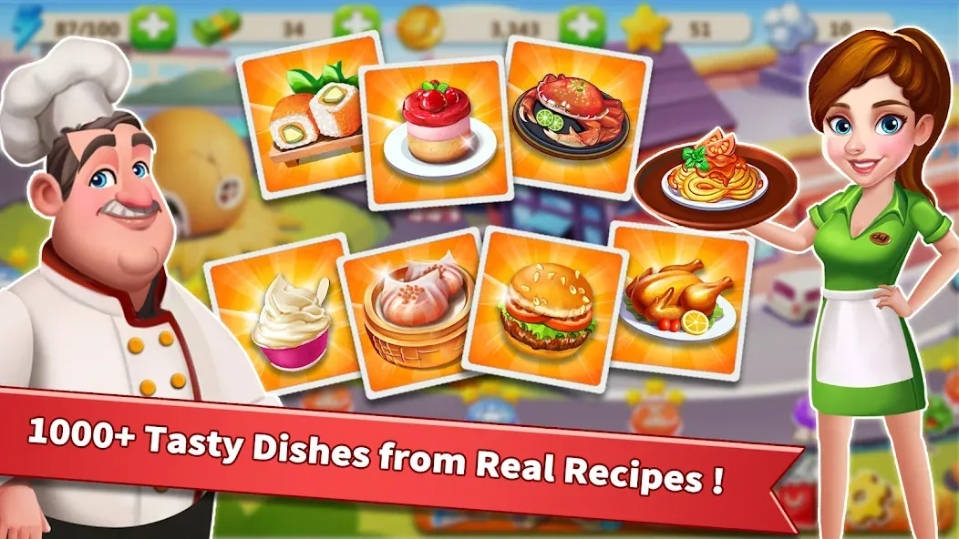 Rising Super Chef - Cook Fast (Райзинг Супер Шеф) [МОД: Все открыто, Дополнительные деньги и Меню MOD] Screenshot 5