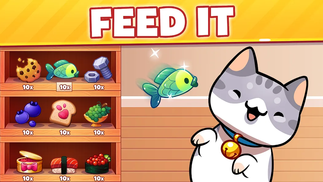 Cat Game - The Cats Collector! [МОД: Все открыто, Дополнительные деньги и Меню MOD] Screenshot 2