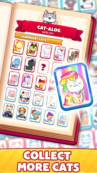 Cat Game - The Cats Collector! [МОД: Все открыто, Дополнительные деньги и Меню MOD] Screenshot 4