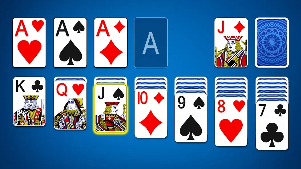 Solitaire Card Game (Солитер карточная игра) [МОД: Все открыто, Дополнительные деньги и Меню MOD] Screenshot 1