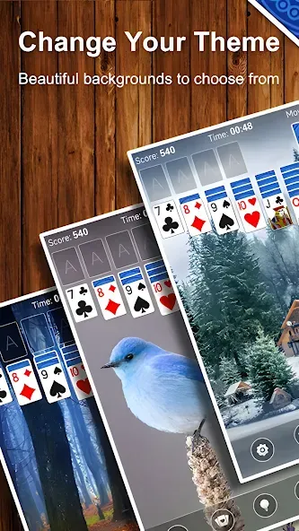 Solitaire Card Game (Солитер карточная игра) [МОД: Все открыто, Дополнительные деньги и Меню MOD] Screenshot 3