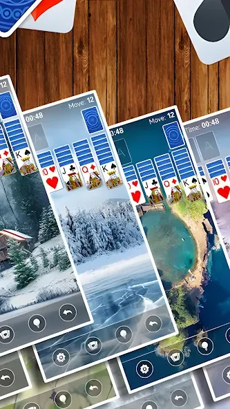 Solitaire Card Game (Солитер карточная игра) [МОД: Все открыто, Дополнительные деньги и Меню MOD] Screenshot 4