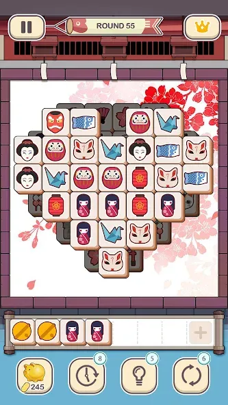 Tile Fun - Triple Puzzle Game (Тайл Фан) [МОД: Меню, Бесконечные монеты и Открытые уровни] Screenshot 5