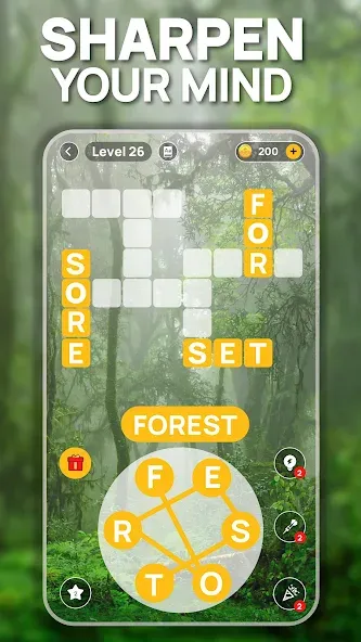 Word Scenery: Crossword (Ворд Трип) [МОД: Меню, Бесконечные монеты и Открытые уровни] Screenshot 2