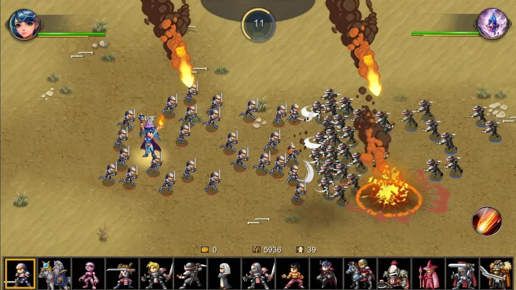 Miragine War (Мирагин Вар) [МОД: Бесконечные деньги, Монеты и Мега MOD] Screenshot 4