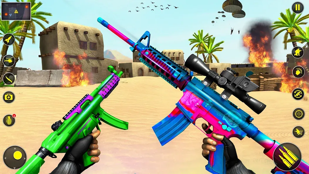 Fps Shooting Strike: Gun Games [МОД: Все открыто, Дополнительные деньги и Меню MOD] Screenshot 2