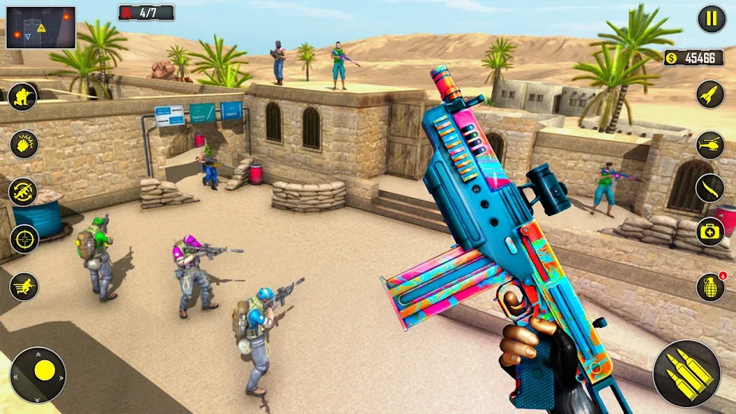 Fps Shooting Strike: Gun Games [МОД: Все открыто, Дополнительные деньги и Меню MOD] Screenshot 3