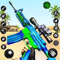Скачать Fps Shooting Strike: Gun Games [МОД: Все открыто, Дополнительные деньги и Меню MOD] | Взлом Fps Shooting Strike: Gun Games на Андроид