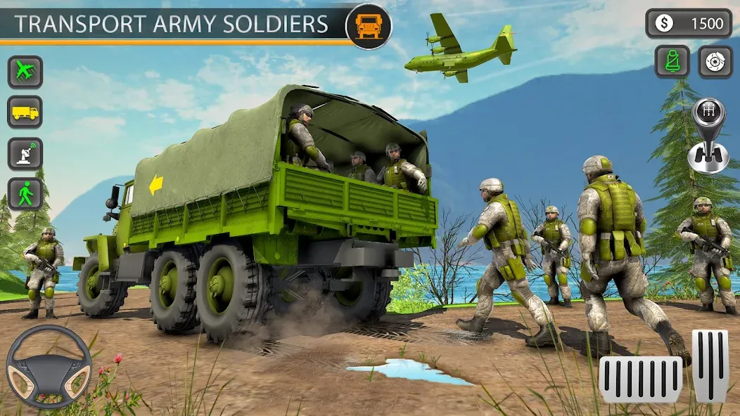 Army Transport Military Games [MOD: Много монет/Энергии] - Скриншот 2