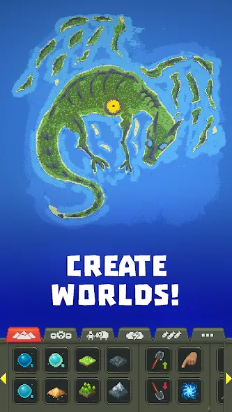 WorldBox - Sandbox God Sim (ВорлдБокс) [МОД: Много монет, Открытые уровни и Мега MOD] Screenshot 1