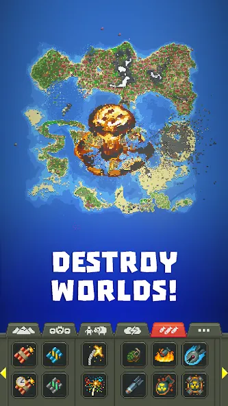 WorldBox - Sandbox God Sim (ВорлдБокс) [МОД: Много монет, Открытые уровни и Мега MOD] Screenshot 4