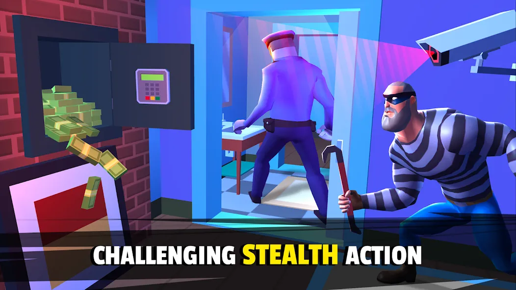 Robbery Madness 2:Stealth game (Робери Маднесс 2) [МОД: Много денег, Монет и Все открыто] Screenshot 3