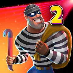 Скачать Robbery Madness 2:Stealth game (Робери Маднесс 2) [МОД: Много денег, Монет и Все открыто] | Взлом Robbery Madness 2:Stealth game на Андроид
