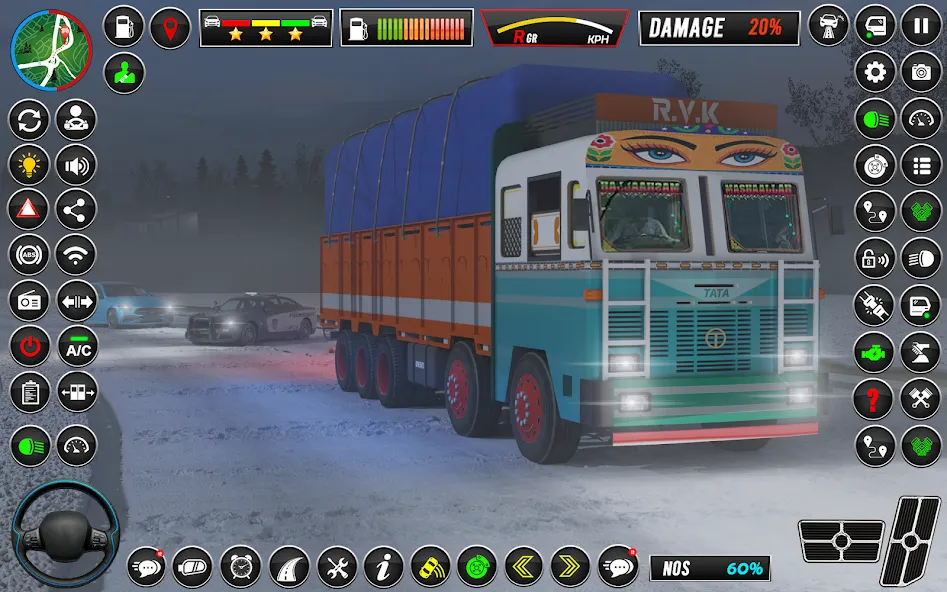 Indian Truck Game 3d Truck sim (Трак Геймс Драйвинг Симулятор) [МОД: Все открыто, Дополнительные деньги и Меню MOD] Screenshot 1
