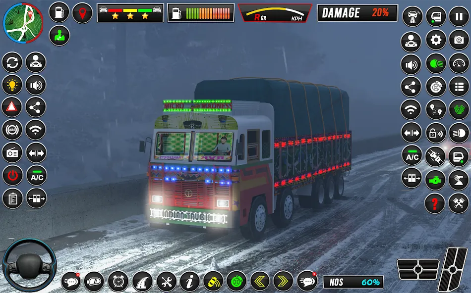 Indian Truck Game 3d Truck sim (Трак Геймс Драйвинг Симулятор) [МОД: Все открыто, Дополнительные деньги и Меню MOD] Screenshot 2