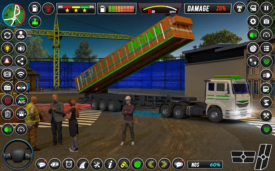Indian Truck Game 3d Truck sim (Трак Геймс Драйвинг Симулятор) [МОД: Все открыто, Дополнительные деньги и Меню MOD] Screenshot 5
