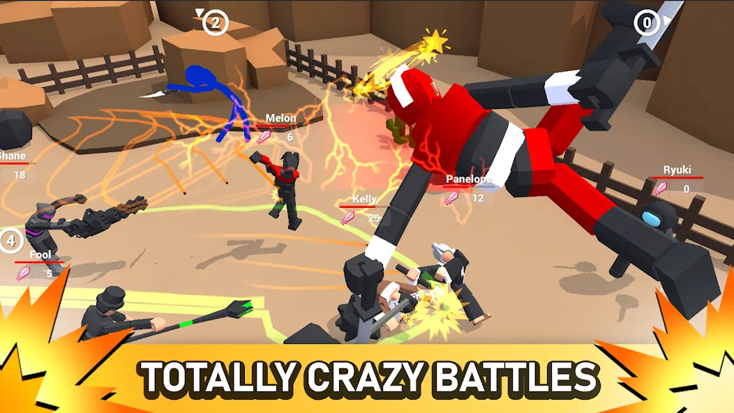 Smashgrounds.io: Ragdoll Arena [МОД: Деньги, Монеты и Меню MOD] Screenshot 3