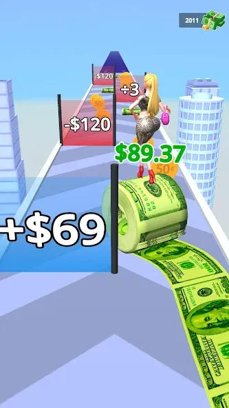 Money Roller (Мани Роллер) [МОД: Меню, Бесконечные монеты и Открытые уровни] Screenshot 3