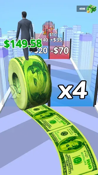 Money Roller (Мани Роллер) [МОД: Меню, Бесконечные монеты и Открытые уровни] Screenshot 5