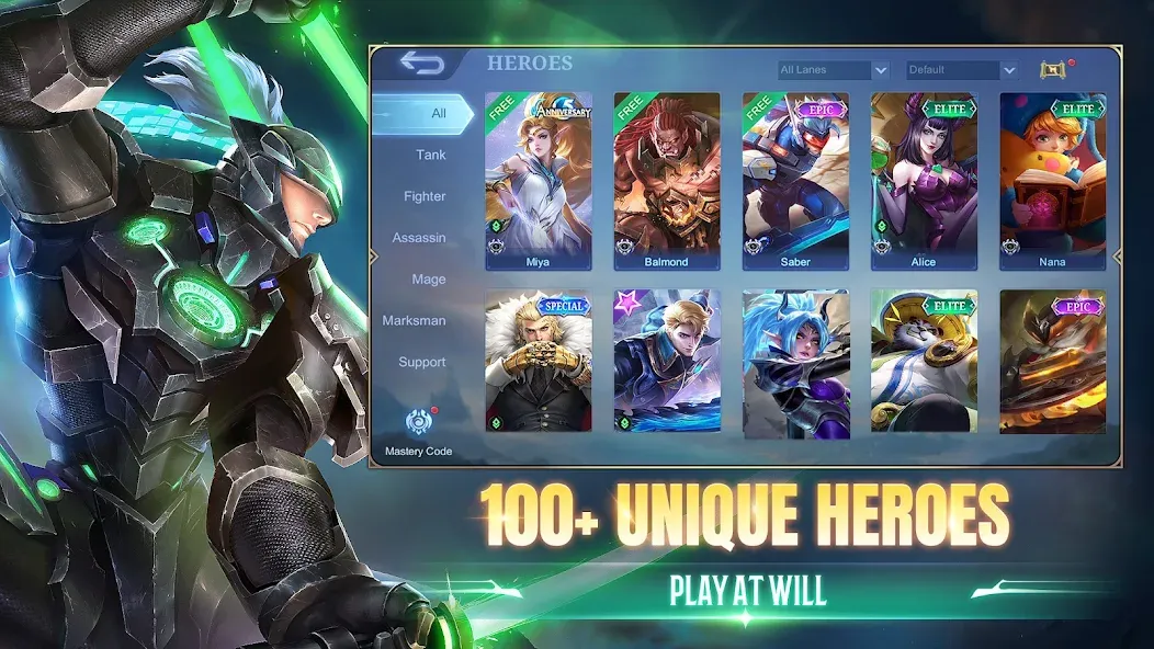 Mobile Legends: Bang Bang (Мобильные Легенды) [МОД: Деньги, Монеты и Меню MOD] Screenshot 4
