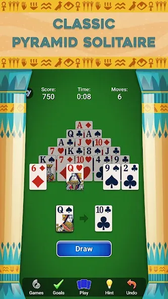 Pyramid Solitaire - Card Games (Пирамида Солитер) [МОД: Деньги, Монеты и Меню MOD] Screenshot 3