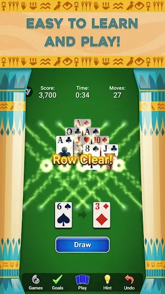 Pyramid Solitaire - Card Games (Пирамида Солитер) [МОД: Деньги, Монеты и Меню MOD] Screenshot 4