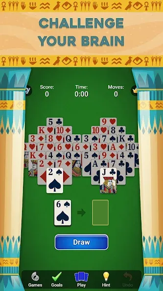 Pyramid Solitaire - Card Games (Пирамида Солитер) [МОД: Деньги, Монеты и Меню MOD] Screenshot 5