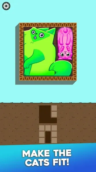 Block Puzzle Cats (Блок Пазл Кошки) [МОД: Бесконечные деньги, Монеты и Мега MOD] Screenshot 3