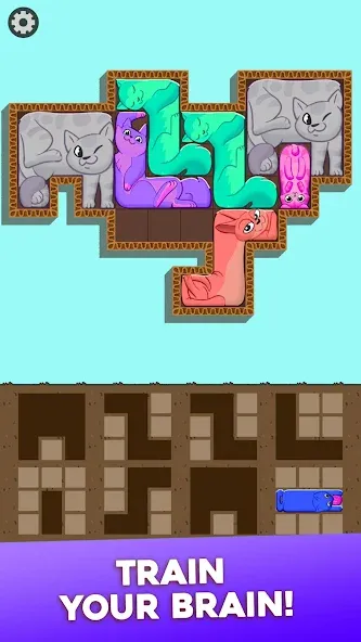 Block Puzzle Cats (Блок Пазл Кошки) [МОД: Бесконечные деньги, Монеты и Мега MOD] Screenshot 4
