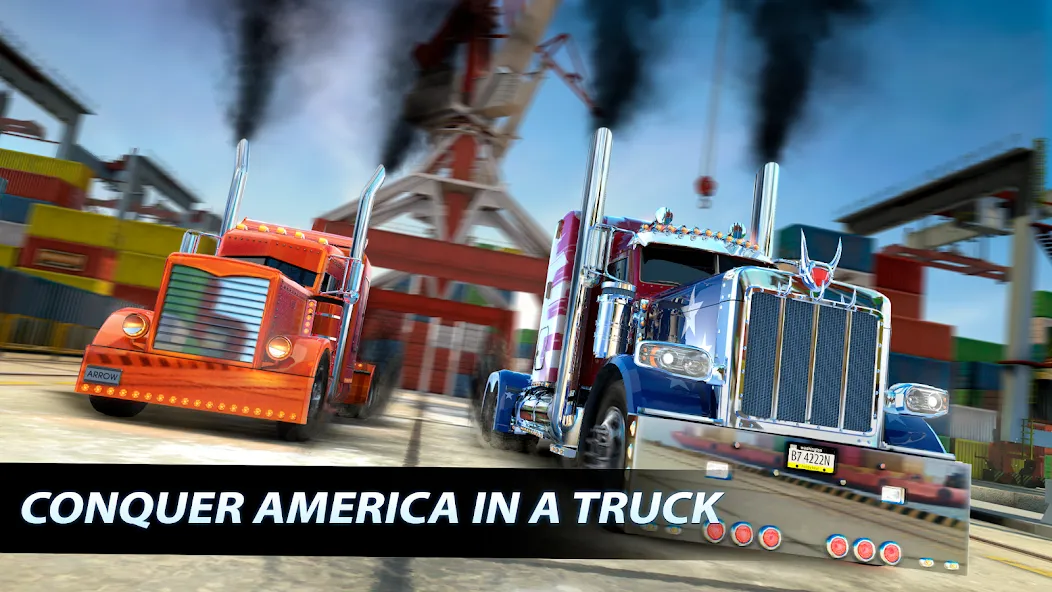 Big Rig Racing: Drag racing (Биг Риг Рейсинг) [МОД: Деньги, Монеты и Меню MOD] Screenshot 5