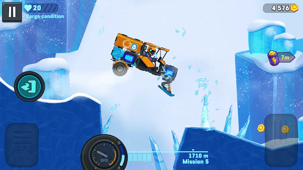 Rovercraft 2: Race a space car (Роверкрафт 2) [МОД: Бесконечные деньги, Монеты и Мега MOD] Screenshot 2