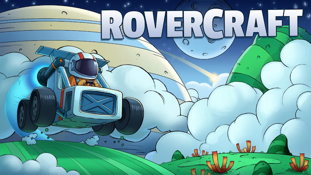 Rovercraft:Race Your Space Car (Роверкрафт) [МОД: Все открыто, Дополнительные деньги и Меню MOD] Screenshot 1