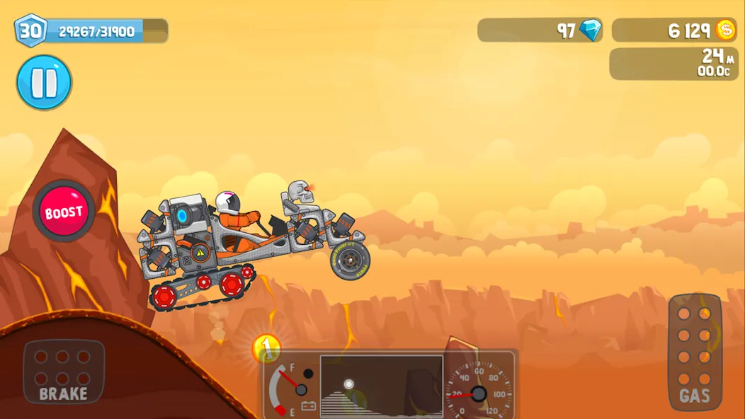Rovercraft:Race Your Space Car (Роверкрафт) [МОД: Все открыто, Дополнительные деньги и Меню MOD] Screenshot 3